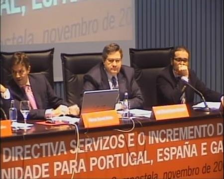 Mesa redonda sobre o comercio - Foros sobre a directiva servizos e o incremento da competitividade: unha oportunidade para Portugal, España é  Galicia